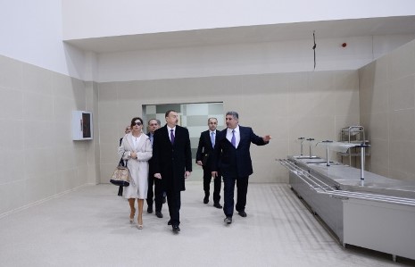 Prezident və xanımının Kompleksdən FOTOLARI